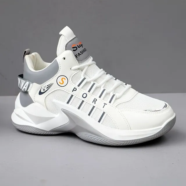 Fashionable men's ankle basketball shoes - comfortable, slip-resistant