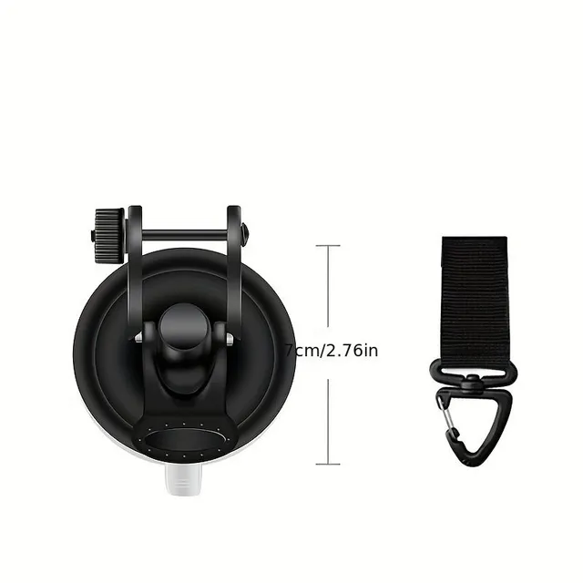 4x Sucker for outdoor tent with hook, Multifunctional suction cups, Tight hook for marquise tent/car
