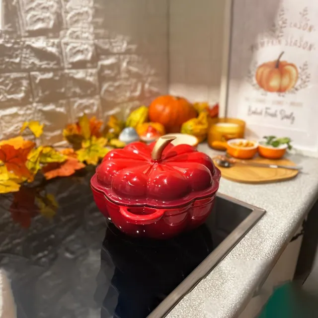 A versatile cast-iron pumpkin pot for all types of stoves