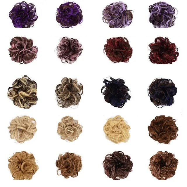 Fashionable hairpiece in many colour shades