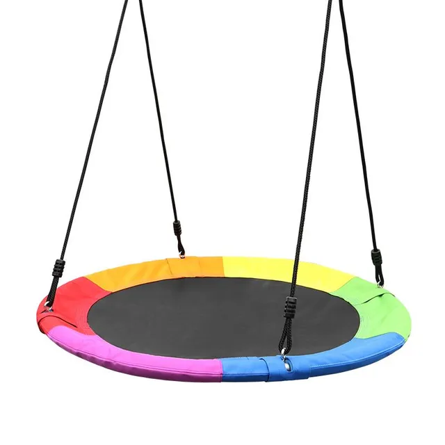 Tree outdoor swing in rainbow colour