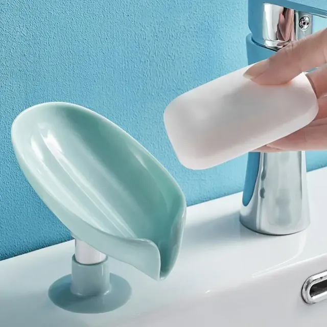Creative drip pad and sheet-shaped soap holder - anti-slip soap for the bathroom