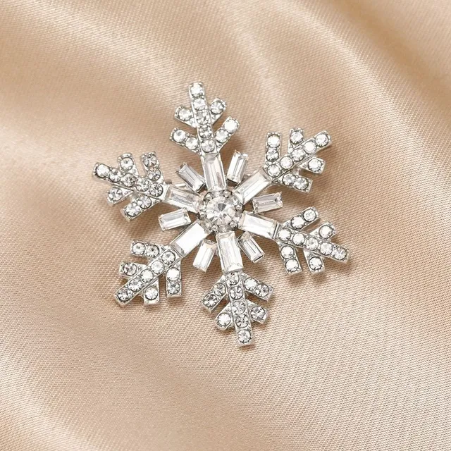 Beautiful winter brooch for prom Snowflake