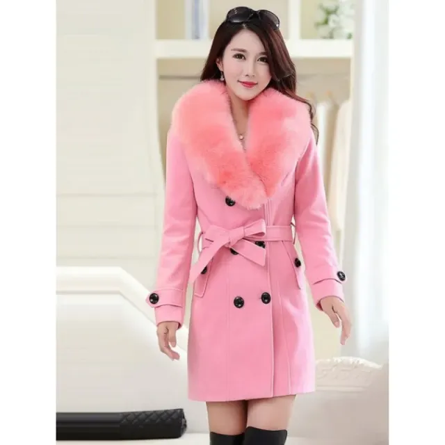 Cappotto invernale da donna con collo particolare - 7 colori