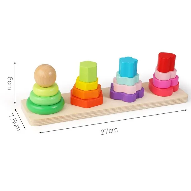 Montessori wooden educational kit for early learning