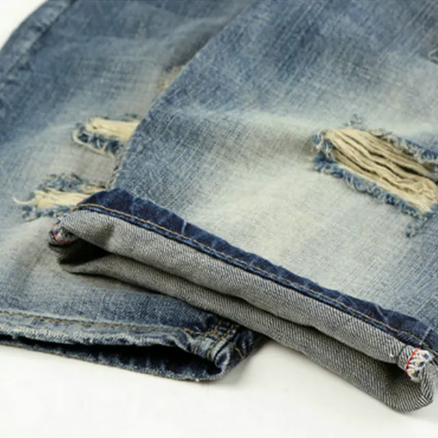 Men's summer denim shorts