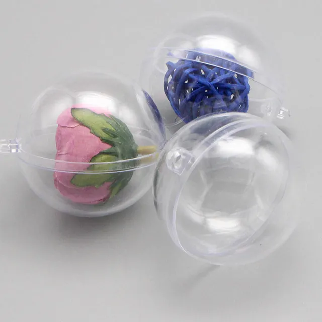 Christmas transparent balls - different sizes