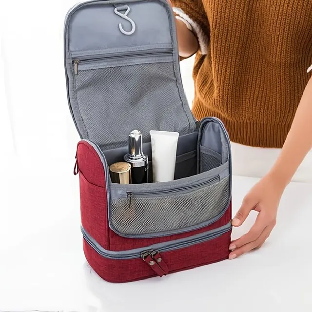 Travel bag for cosmetics - Dry and wet separation, Portable toilet bag, Cosmetic bag, Laundry and travel care kit