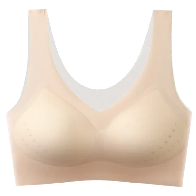 Ultrathin seamless bra made of ice silk