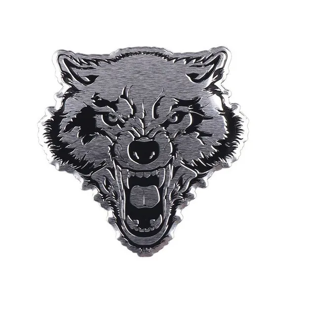 Autocollant 3D loup