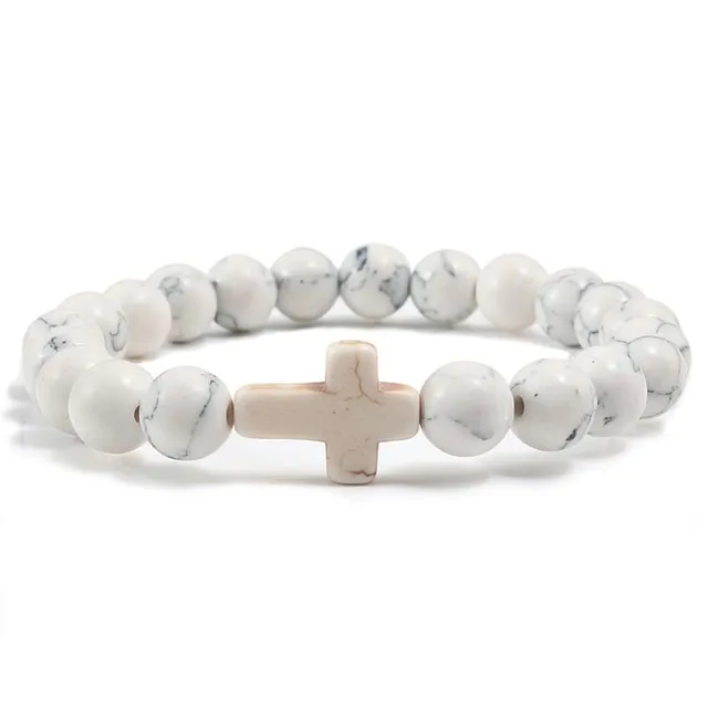Unisex trendy bracelet with cross Angel