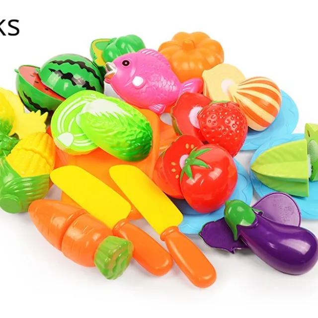 Plastové ovoce a zelenina pro děti - až 37 ks