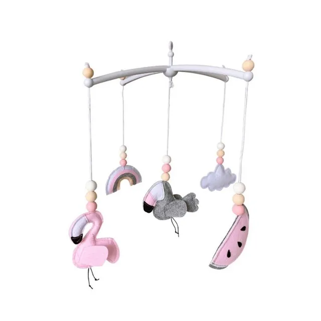 Cute decoration above the crib - baby carousel
