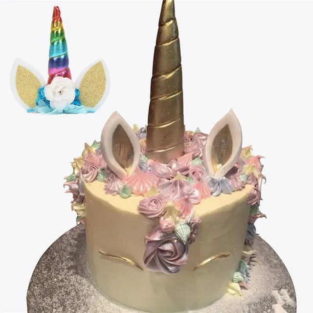 Decorațiune unicorn pentru tort - 5 variante