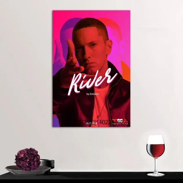 Poster on canvas with the theme of popular rapper EMIN - different sizes