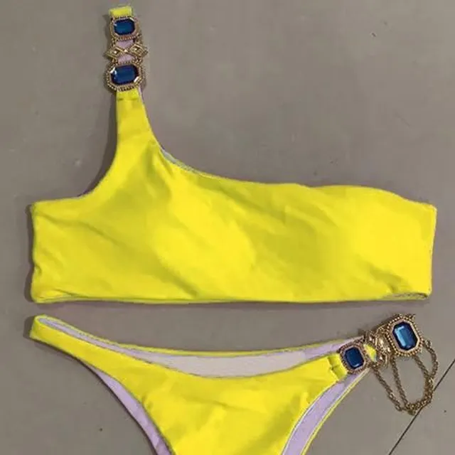 Bikini with rhinestones