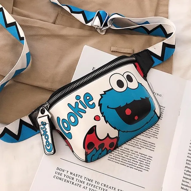 Designer women's fanny pack with cute print of Koksík