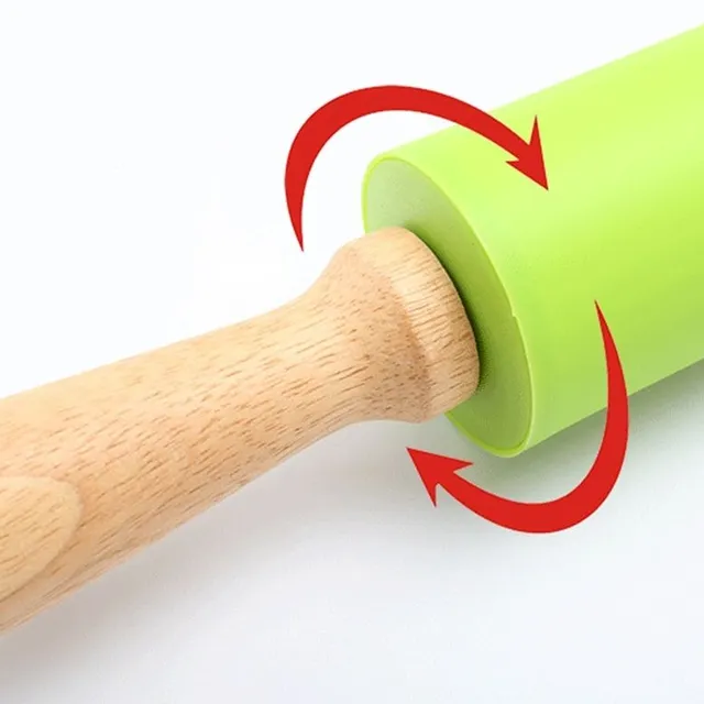 Silicone dough roller