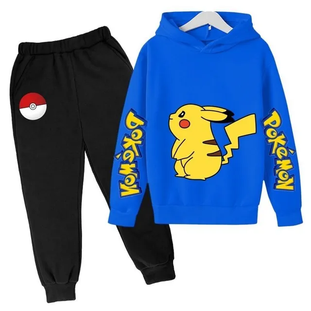 Children's luxury stylish tracksuit with Pokémon motif