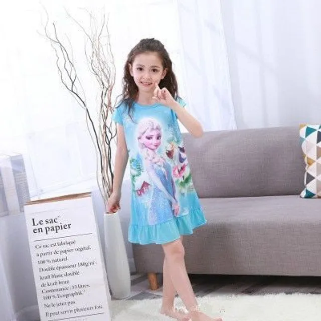 Chemise de nuit pour enfant avec motif de princesse