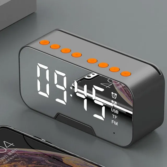 Bluetooth alarm clock with radio and mp3