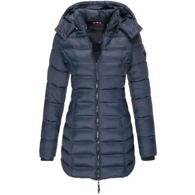 Dámska luxusná jarná a jesenná parka Mariana navy-blue m