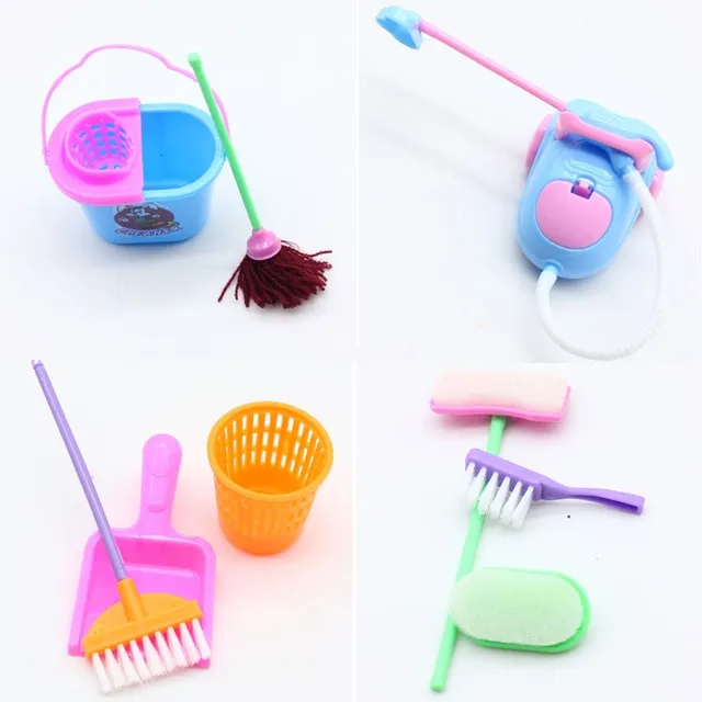 Cleaning set for Barbie dolls