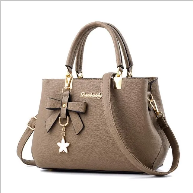 Ladies elegant handbag khaki