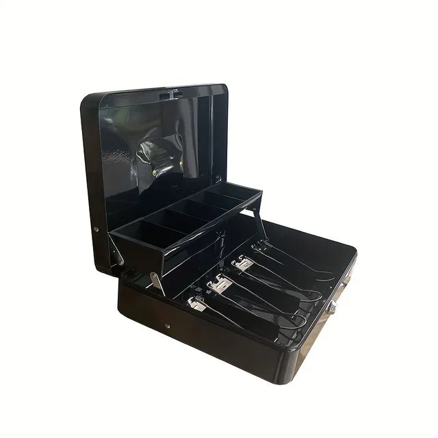 Key cash box - Metal receipt holder + portable cash box