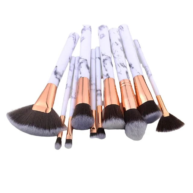 Set of brushes for make-up 10 pcs