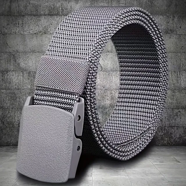 Universal nylon belt without metal buckle for students, youth and active people