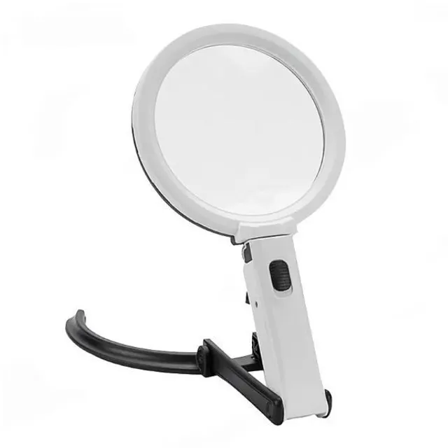 BST Magnifying table magnifying magnifying glass with 12LED lights