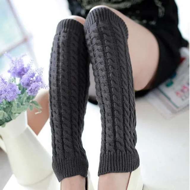 Knitted leg warmers