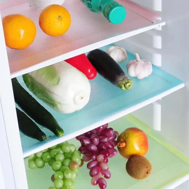 Set de 4 bucăți - Tavă rezistentă la apă pentru frigider împotriva mucegaiului și mirosurilor