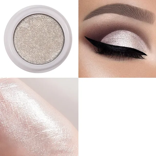 Luxurious metallic eye shadows - changing color when changing angle of light, several color variants