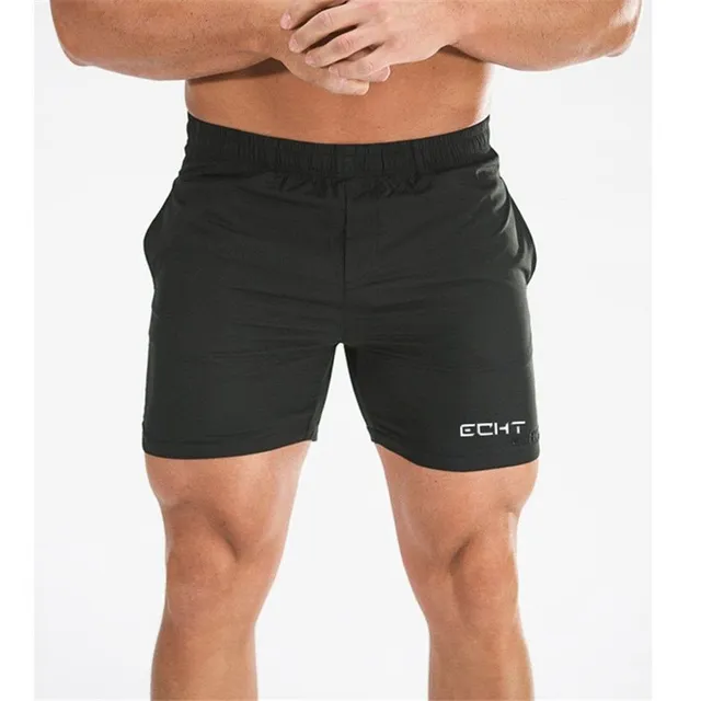 Men's bodybuilding fast-drying sports shorts