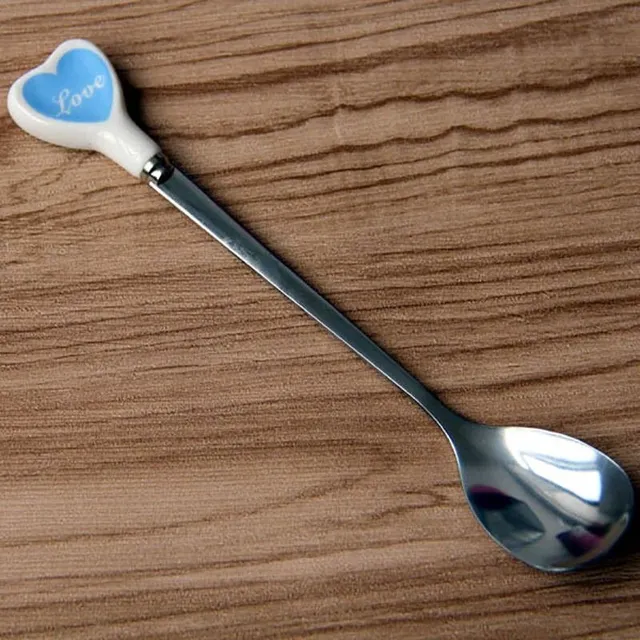 Tea spoon with heart