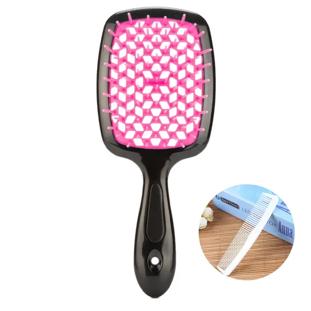 Professional hair brush against static energy - several color variants