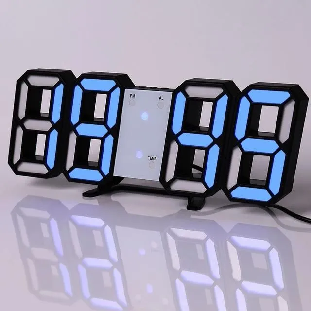 Wall mounted LED digital clock