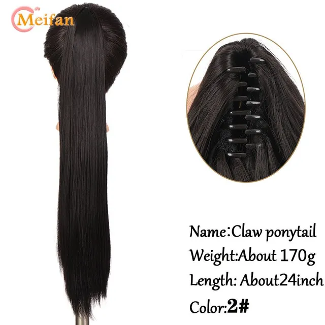 Rövid Wavy Claw Conytail Clip A haj kiterjesztései Fekete Barna Pony Tail Clip In Hair Tail Natural Fake Hair Extensions