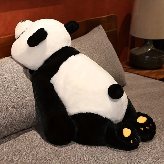 Large plush panda pillow - cute pet for your living room and bedroom