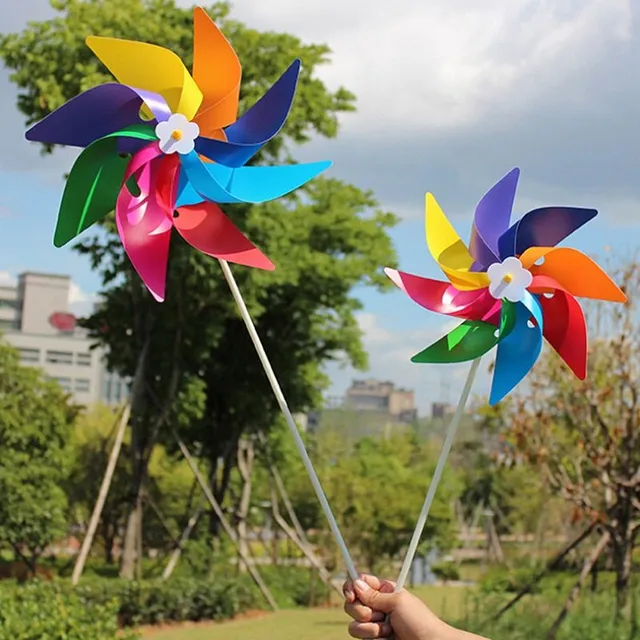 Garden colourful decorative pinwheel