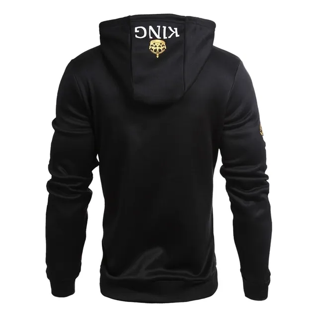 Fashion casual hoodie with long sleeves for couples KING & QUEEN