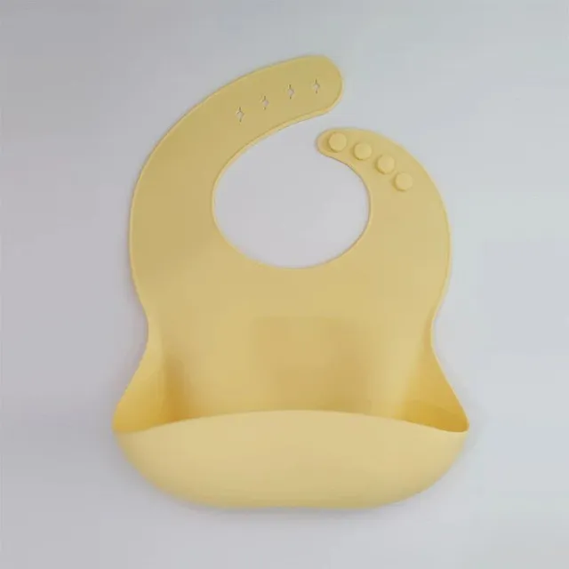 Col en silicone pour enfant - Bavoir imperméable pour bébés et tout-petits