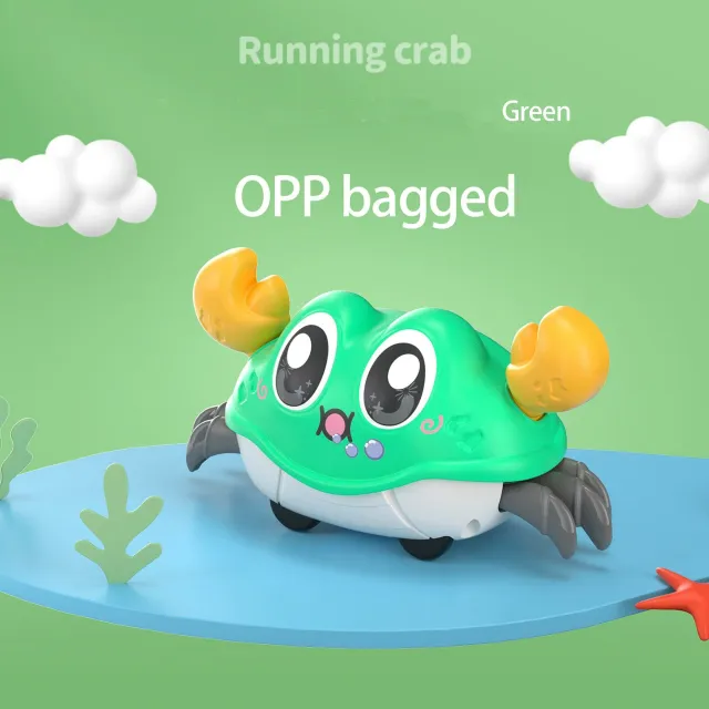 Interactive pulling crabs for children - realistic climbing, durable plastic