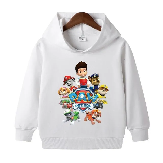Kids sweatshirt with trendy print favorite fairy tale Paw Patrol