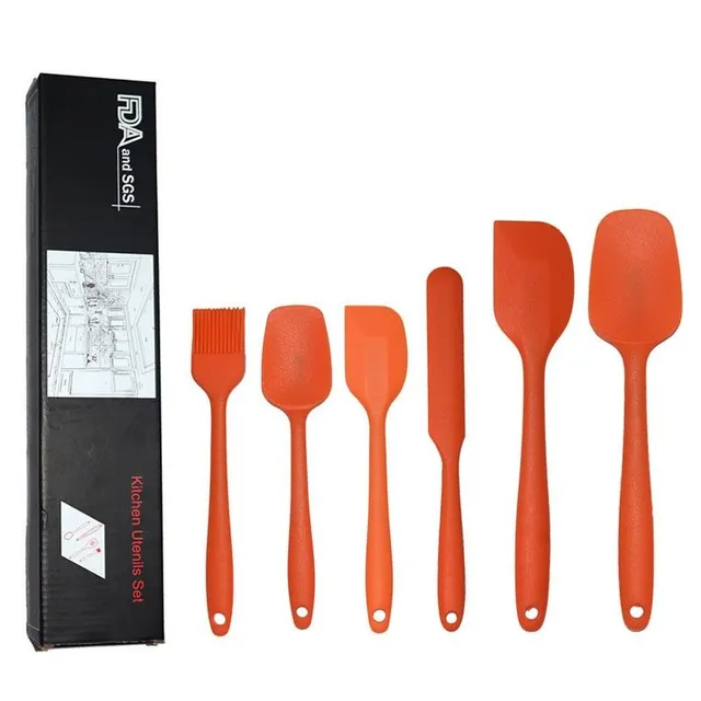 Set de spatule din silicon 6 bucăți