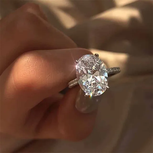 Bague élégante pour femme avec pierre | Bague de fiançailles