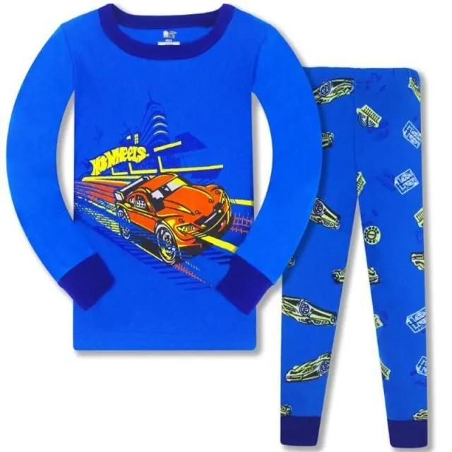 Children's two-piece pajamas with long sleeves