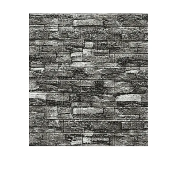 40pcs 3D vinyl self-adhesive wallpaper with imitation of household bricks